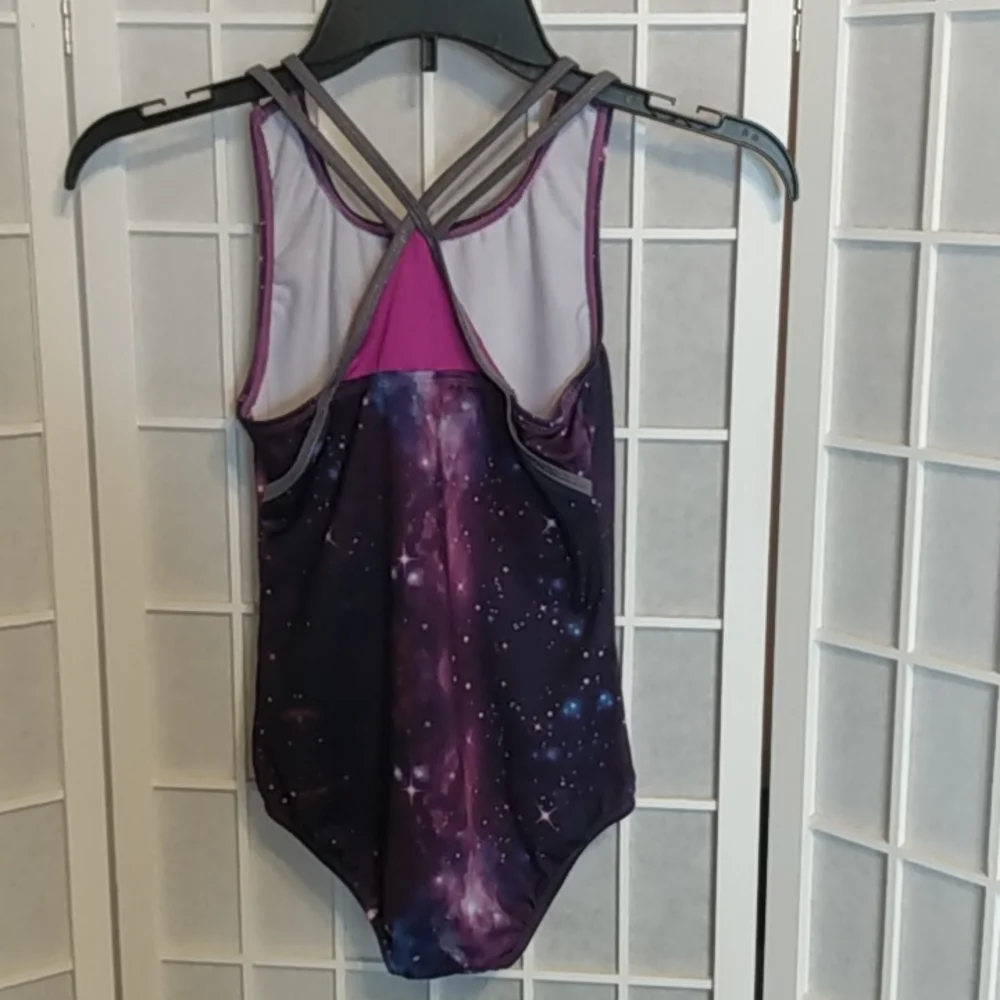 Girls Galaxy Swimsuit‎ – Rhinestone Detail – Size L